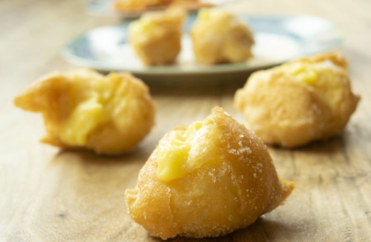 bignè di san giuseppe dorati