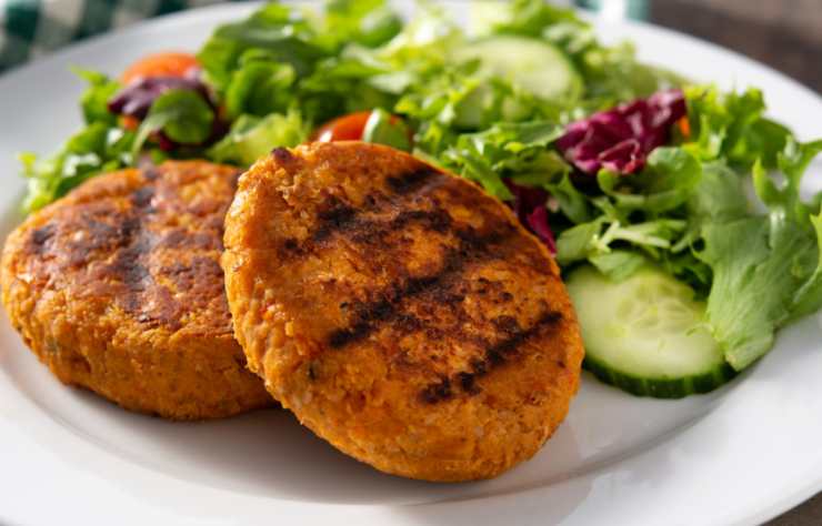 burger di ceci dorati