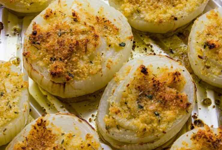 cipolle gratinate panate