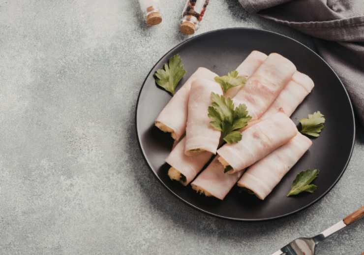 involtini di prosciutto con ricotta