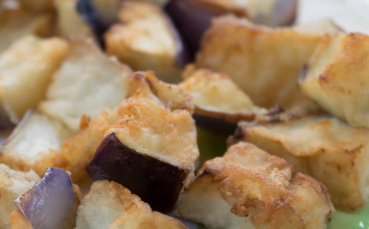 melanzane fritte dorate