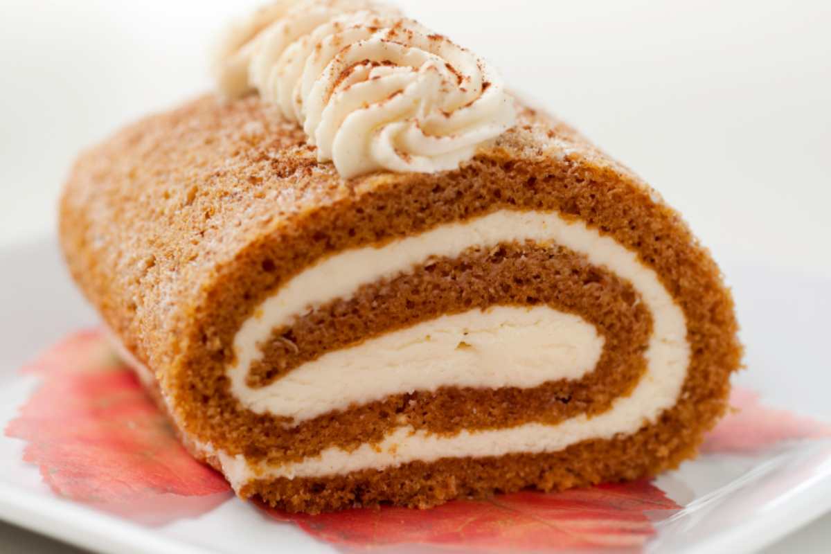 rotolo di zucca dolce