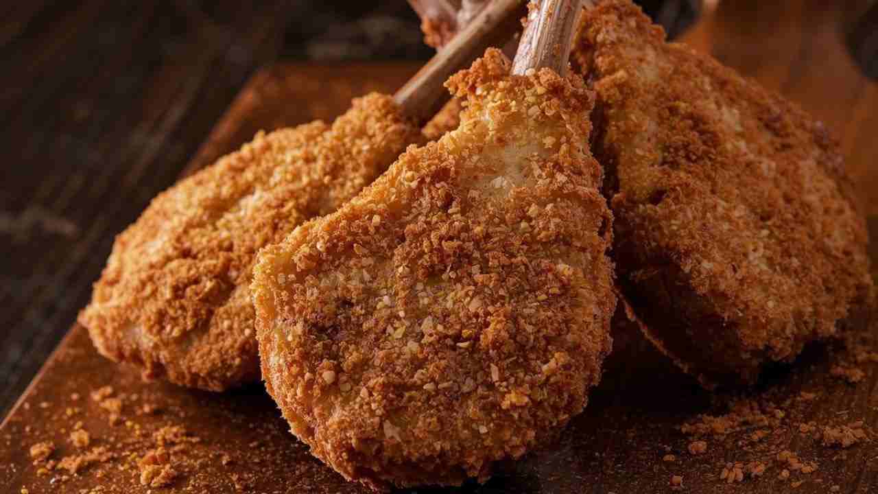 Costolette di agnello fritte buttalapasta.it