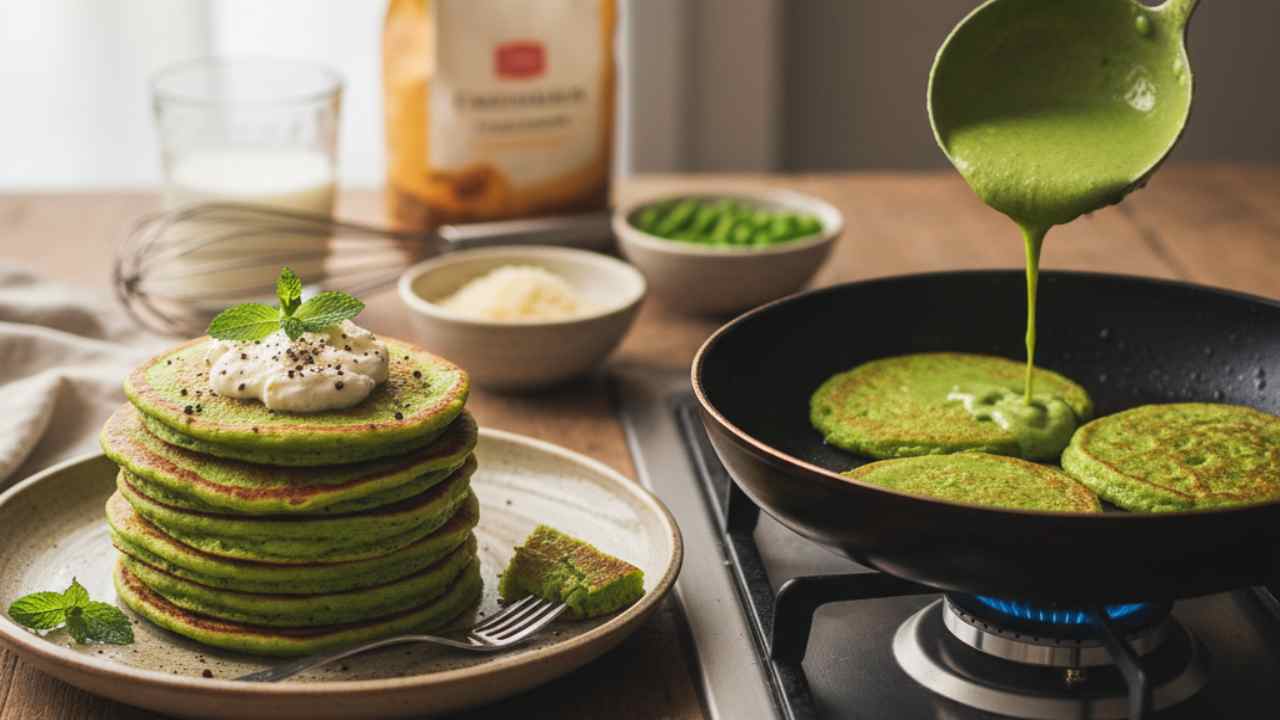 Pancake ai piselli buttalapasta.it