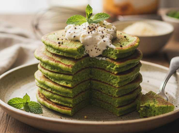 Pancake ai piselli buttalapasta.it