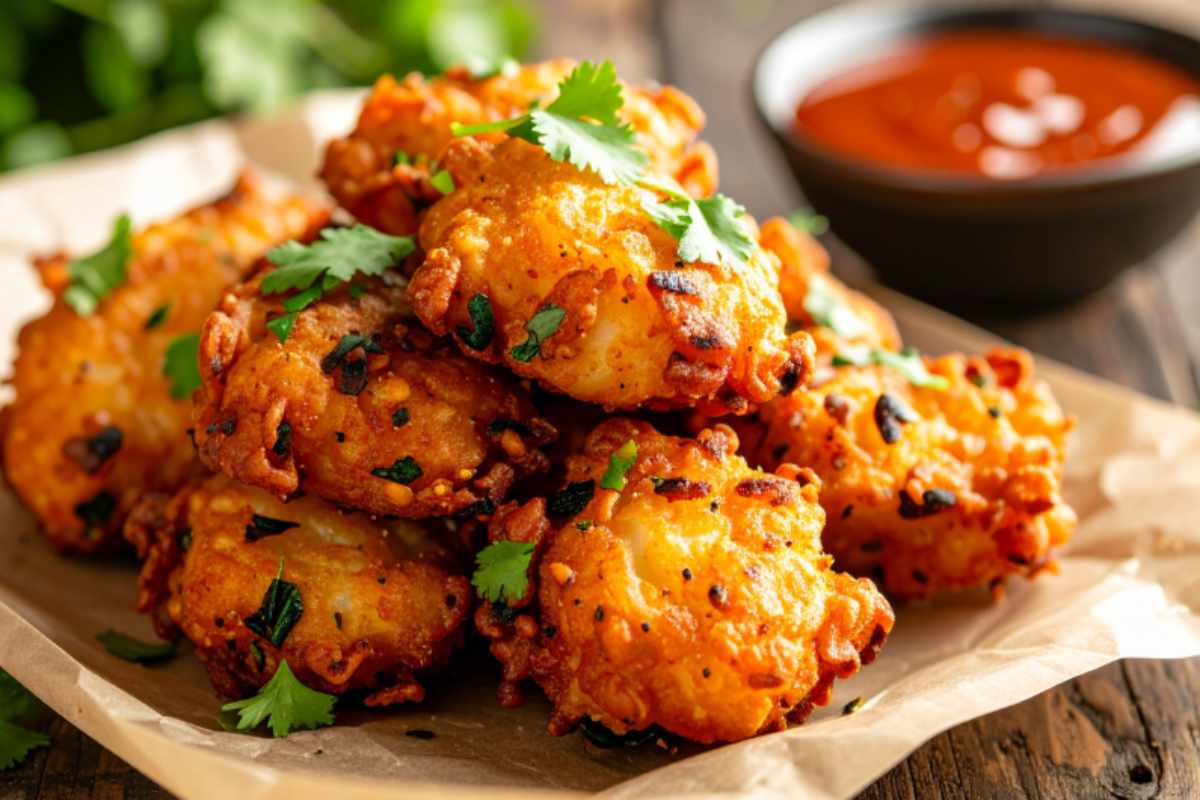 frittelle dorate di cavolfiore