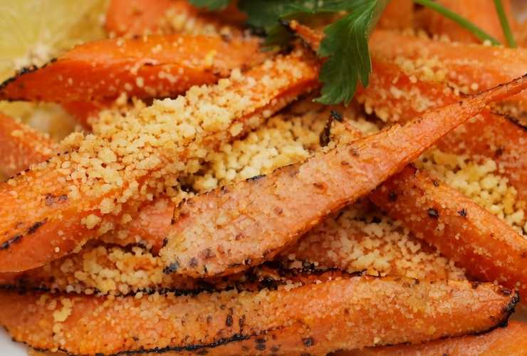 stick di carote croccanti