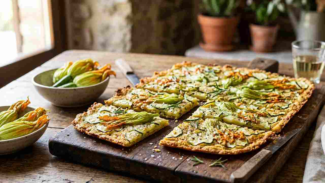 Scarpaccia di zucchine buttalapasta.it