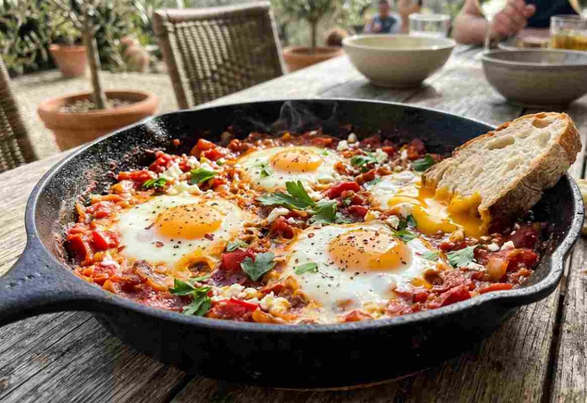 Non fare la solita frittata al pomodoro: il trucco per la Shakshuka perfetta in vacanza (pronta in una pad ...
