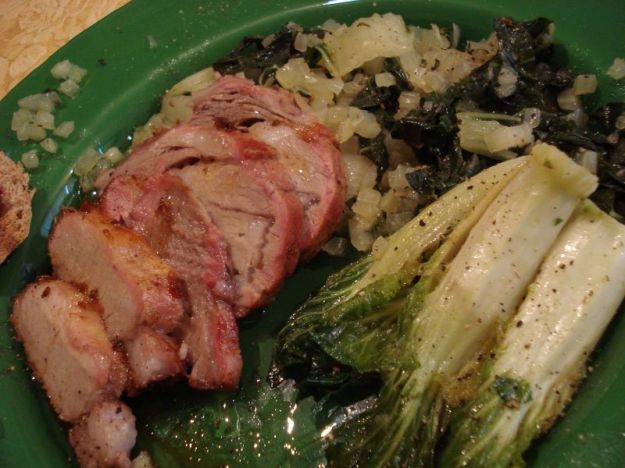 Arrosto di maiale con le prugne