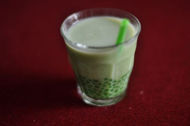 Bubble tea al matcha