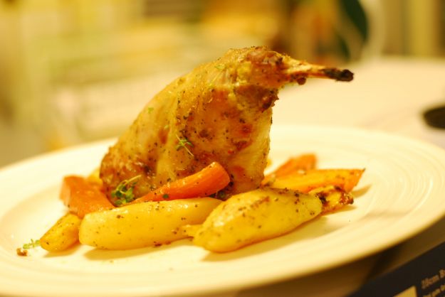 Coniglio arrosto light ricetta