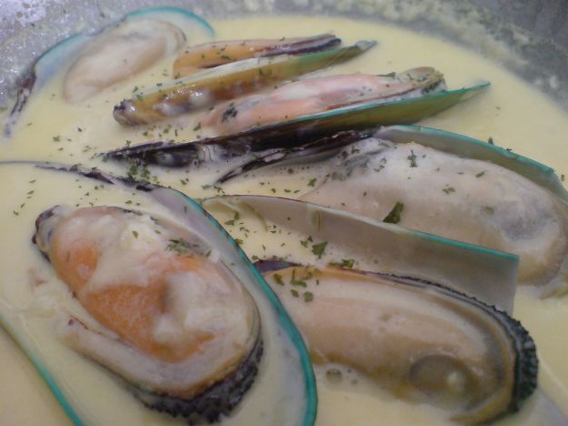 Cozze con la panna