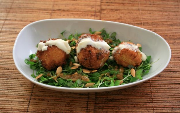 Crocchette di zucca con formaggio