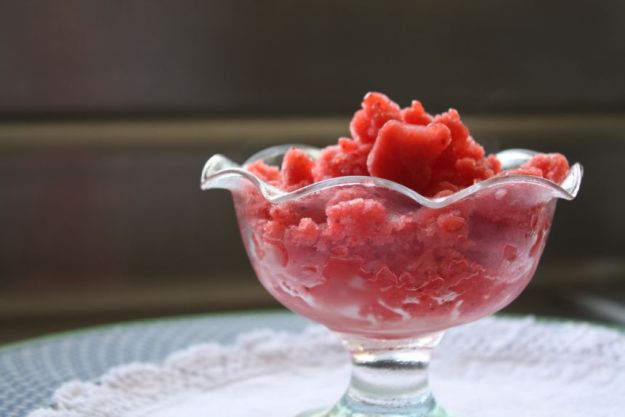 Granita alla fragola