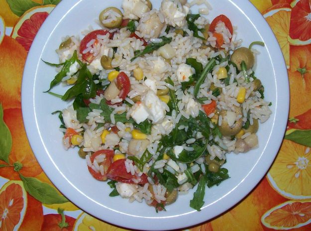 Insalata di riso vegan