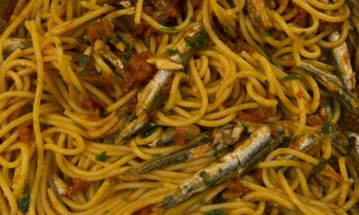 Spaghetti Con Le Alici Fresche Buttalapasta
