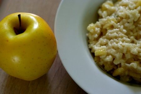 Risotto zola e mele