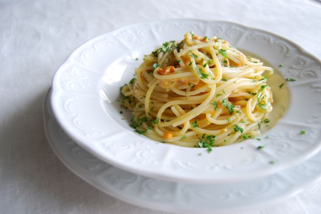 Spaghetti con i ricci di mare