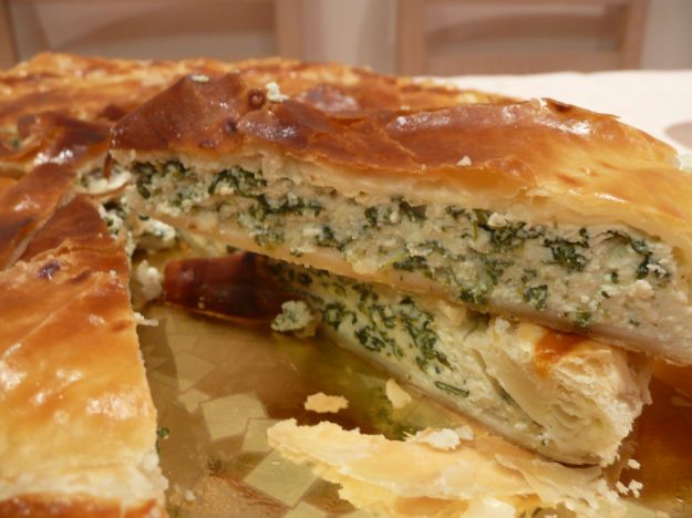 Torta di riso e bietole