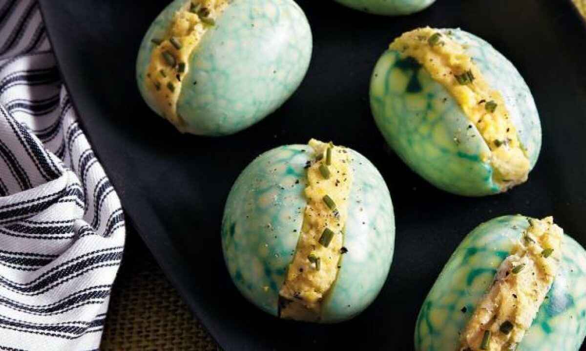 Uova indiavolate per Halloween
