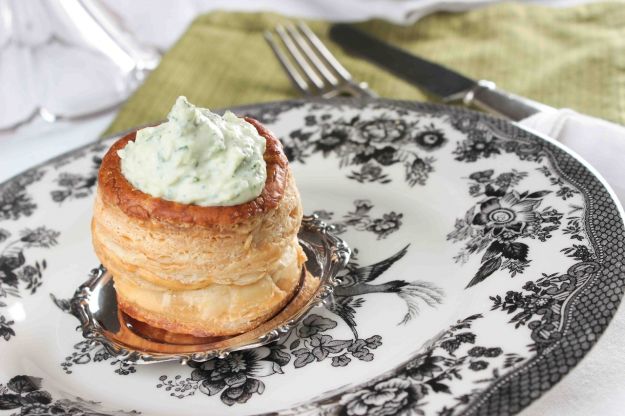 Vol au vent di ricotta