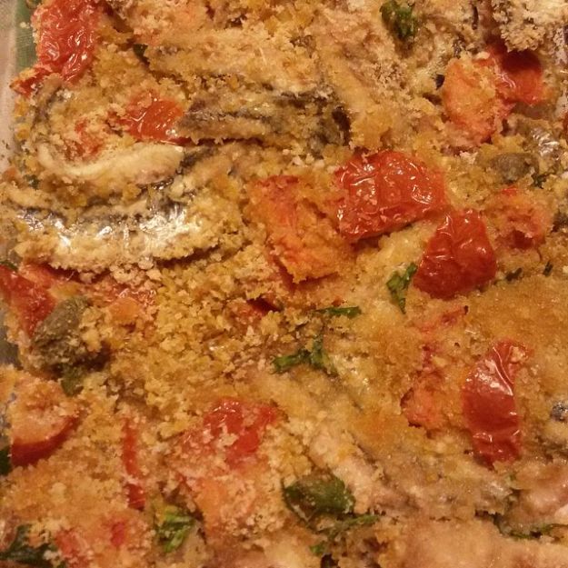 alici in tortiera