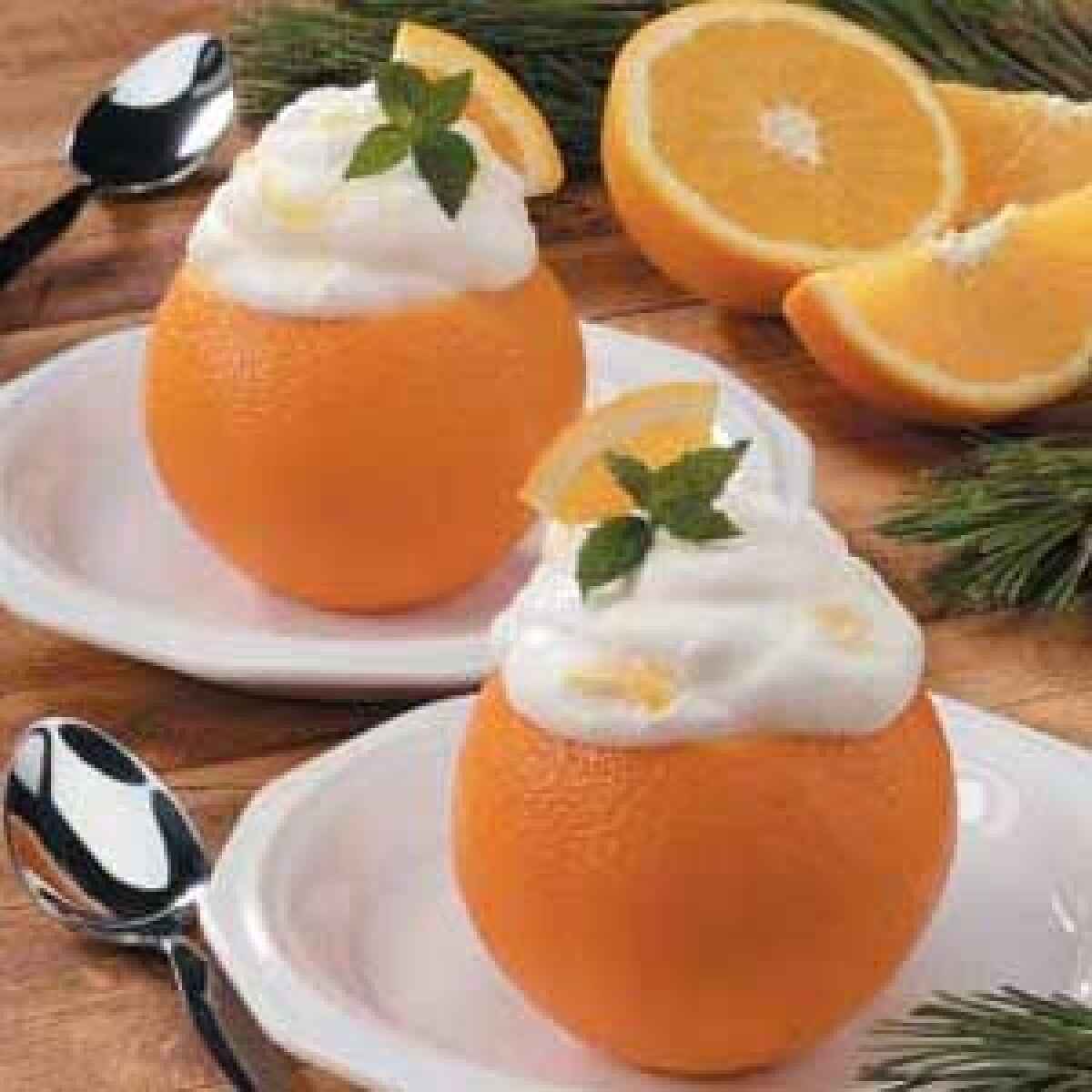 Arance alla panna