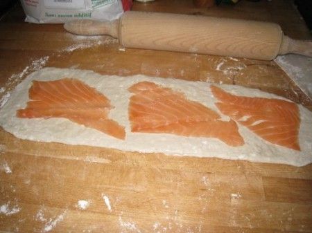 Mini baguette farcite al salmone