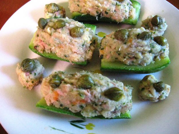 barchette di zucchine