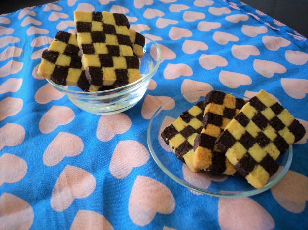 Biscotti a scacchi