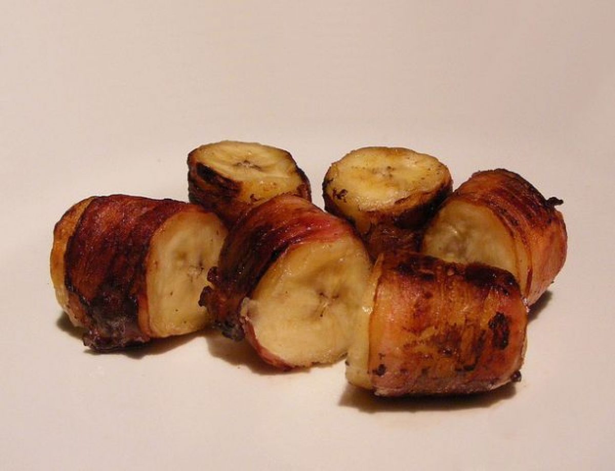 Bocconcini di banane e pancetta