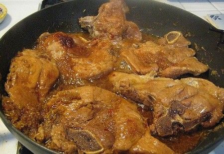 braciole maiale saporito piatto della cucina friulana