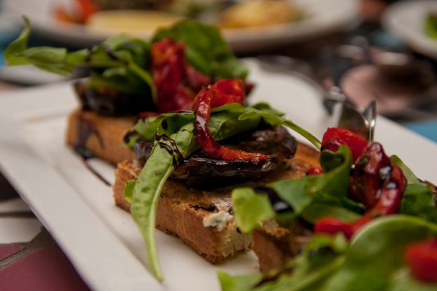 Bruschette con le melanzane