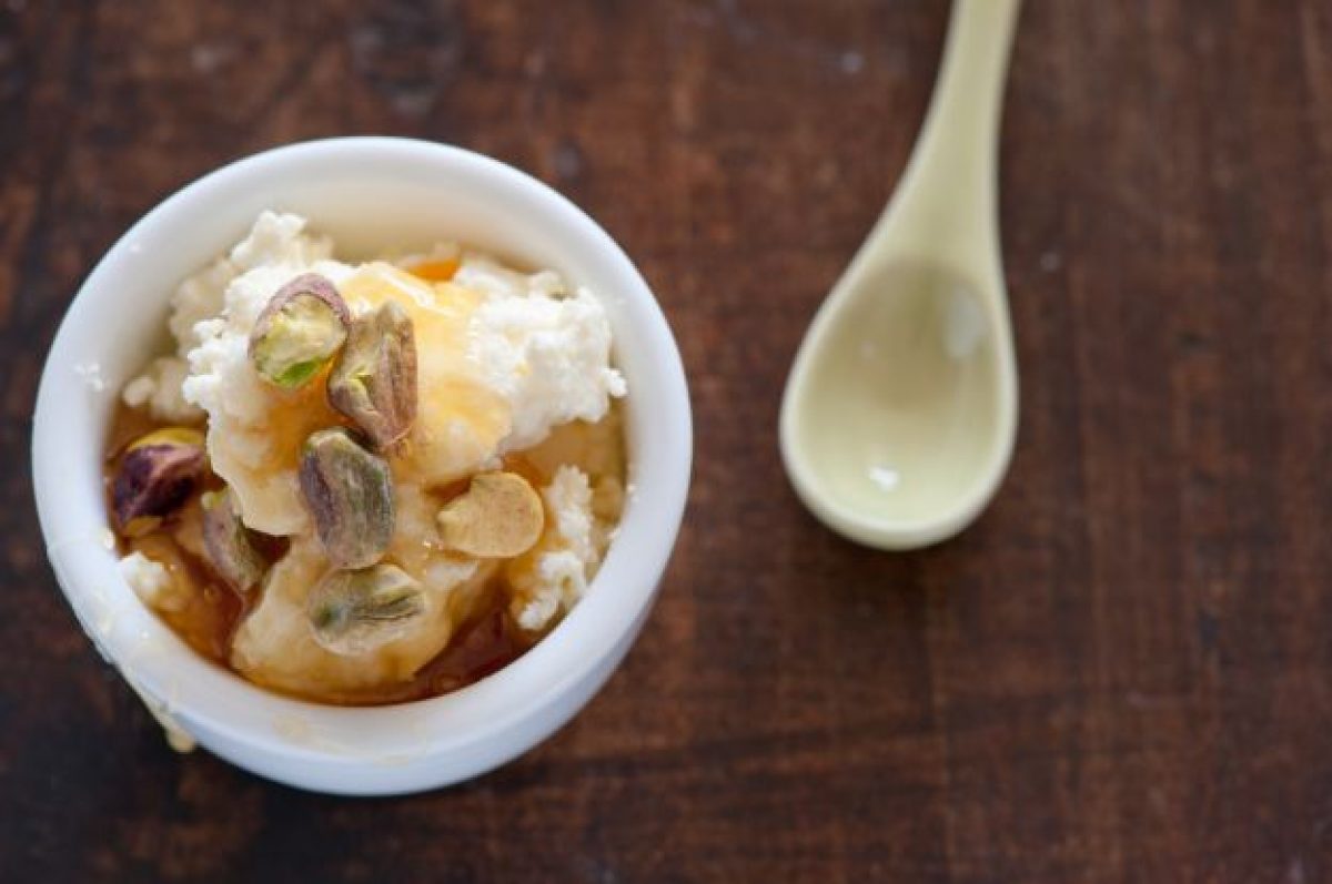 Budino di ricotta e mandorle