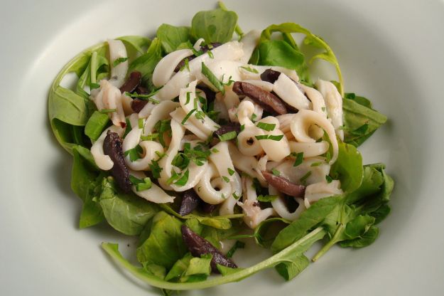 calamari alla rucola