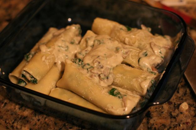 cannelloni ai funghi