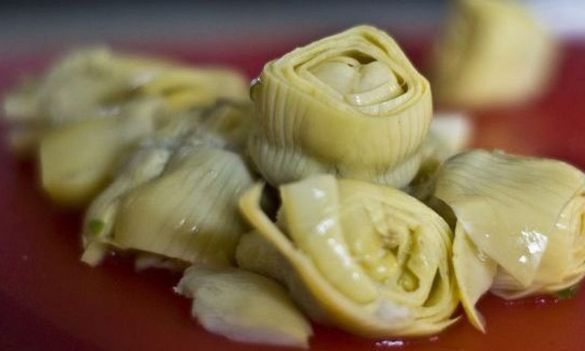 Carciofi con la chantilly alle erbe