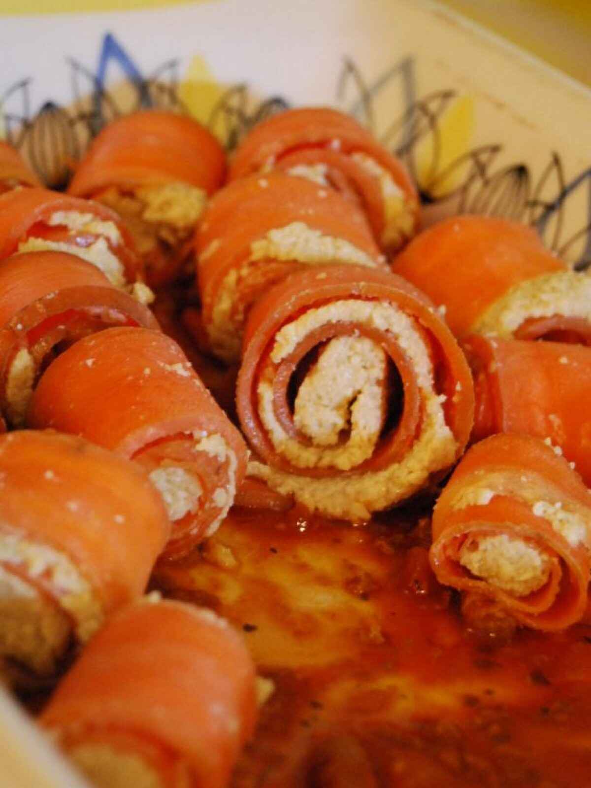 Carote ripiene di tonno