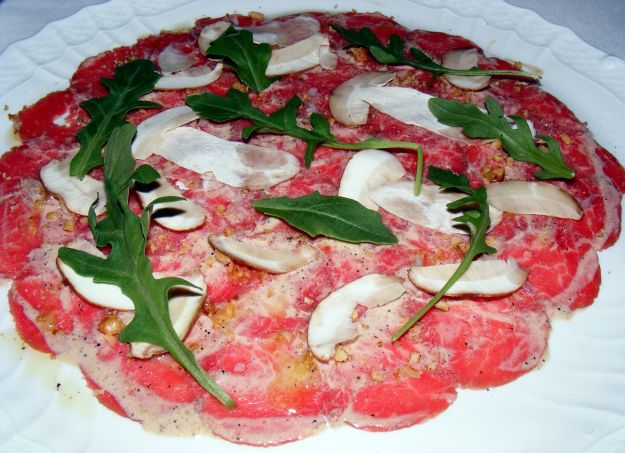 Carpaccio con i funghi