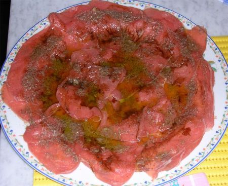 Carpaccio all’acciuga