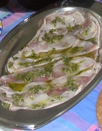 Carpaccio di spada alla Carla