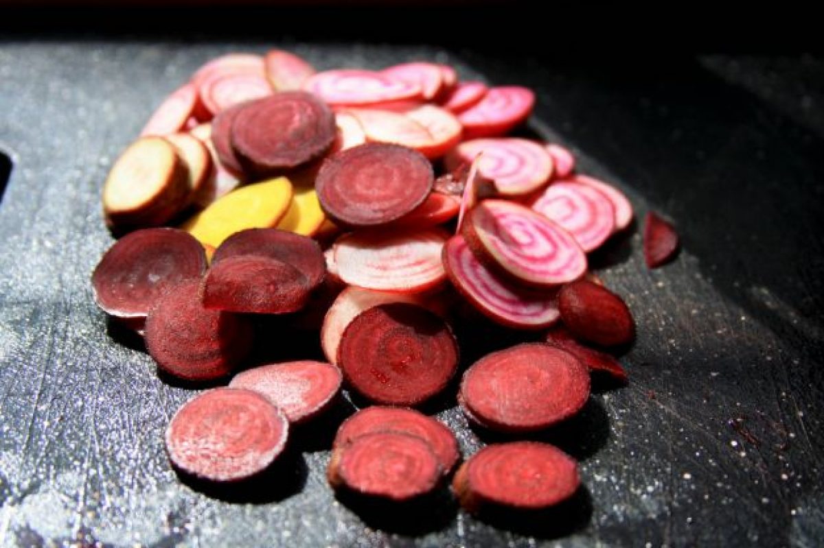 Chips di barbabietola