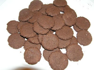 Cialde di cioccolato alle nocciole