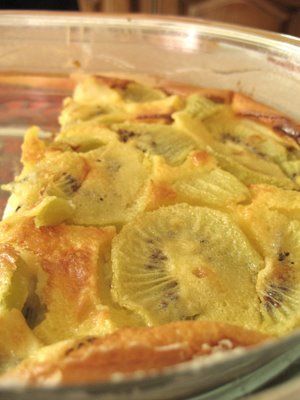 Clafoutis ai kiwi