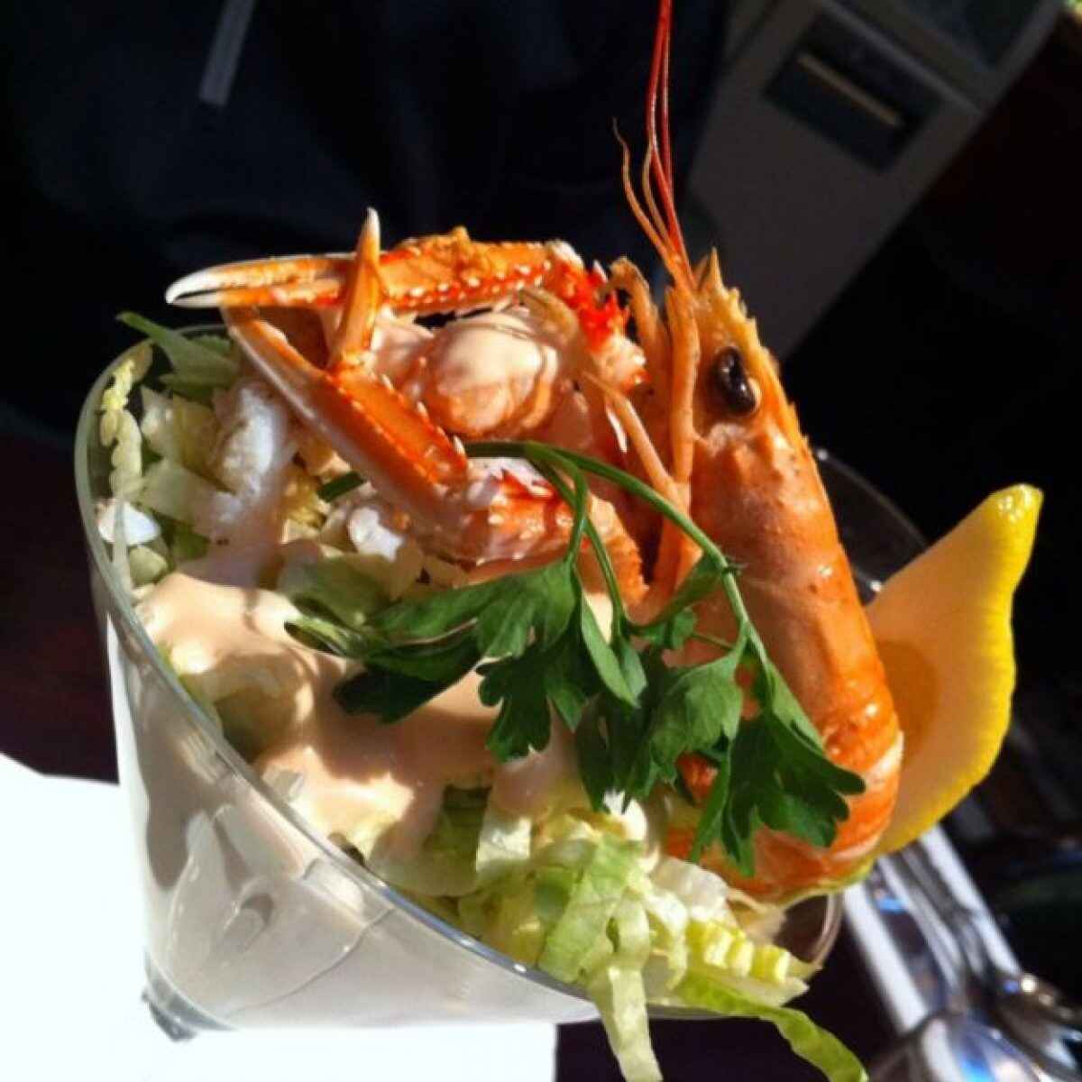 Cocktail di scampi e aragosta