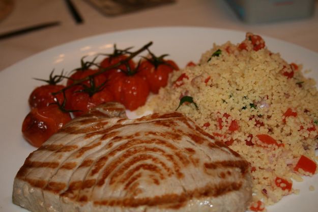 cous cous con tonno e verdure