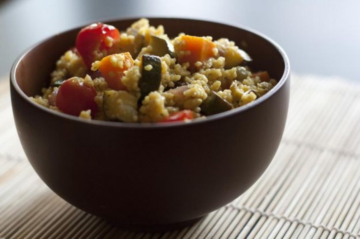 Cous cous con lenticchie e verdure