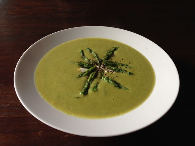 crema di asparagi ghiacciata