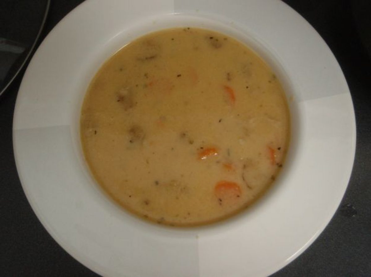 Crema di fagioli con pancetta